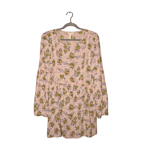 MATILDA JANE $65 Lets‎ Go Together Like A Lady Tunic Floral Top Large - Picture 1 of 4